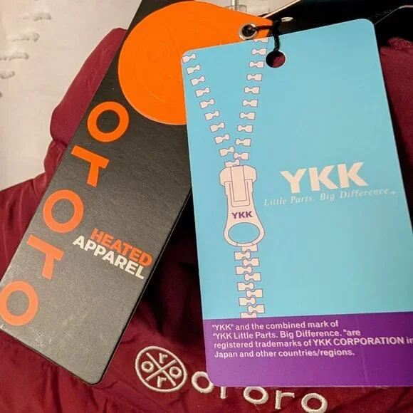 Ororo Women's Heated Lightweight Down Vest (Apparel Only) Wine Red XS - Picture 5 of 16